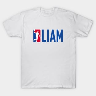 Liam NBA Basketball Custom Player Your Name T-Shirt T-Shirt